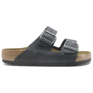 Arizona BS Soft Footbed Oiled Leather Unisex Slides Sandals