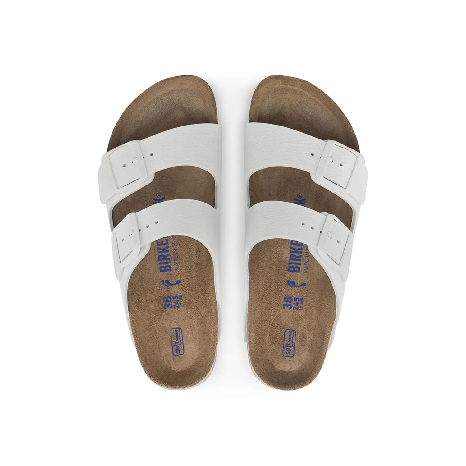 Birkenstock Arizona Soft Footbed Leather White