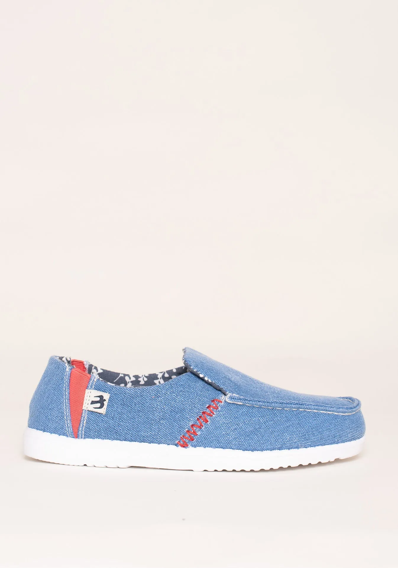 Blue Slip On Shoes