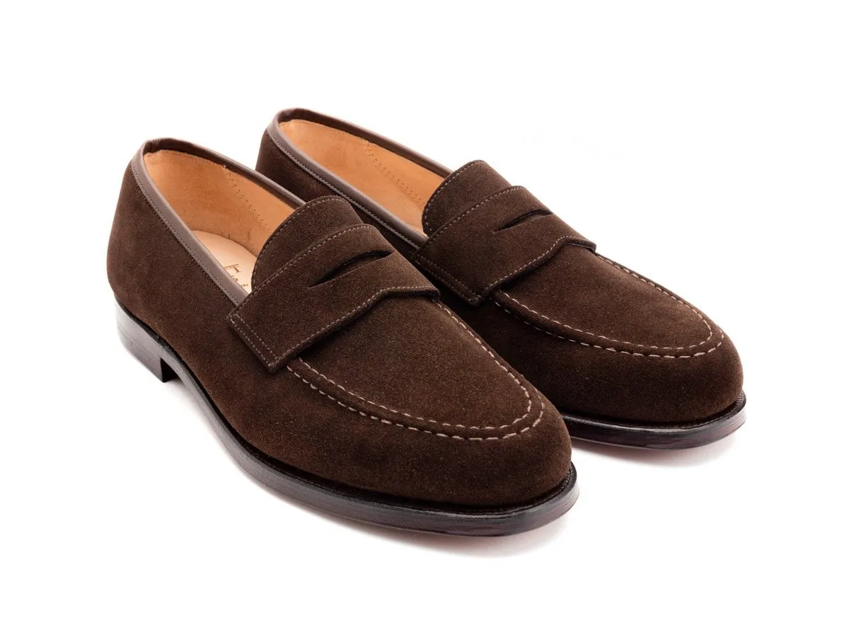 Boston Dark Brown Suede