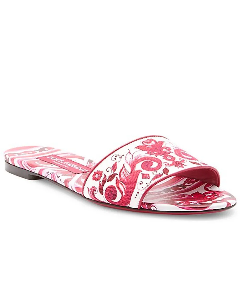 Ciabatta Canvas Flat in Fucshia