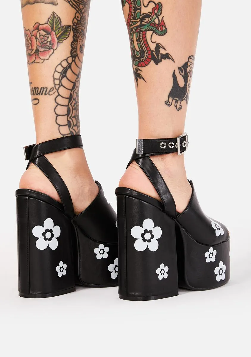 Dancing Queen Chunky Platform Heels