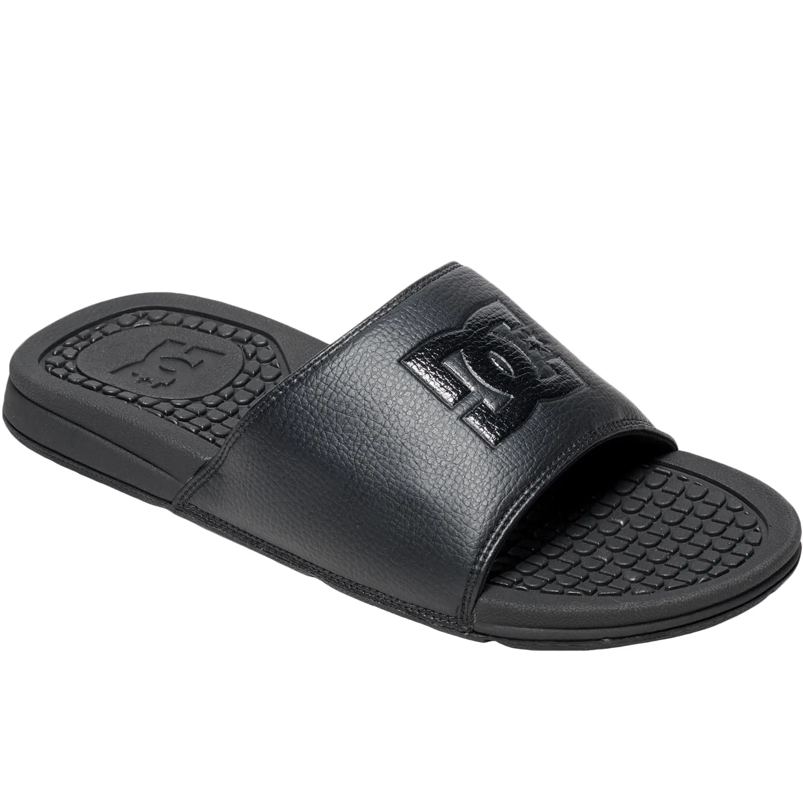 DC Shoes Mens Bolsa Sliders - Black