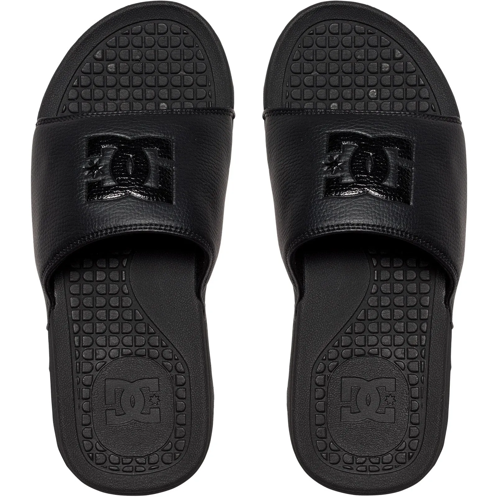 DC Shoes Mens Bolsa Sliders - Black