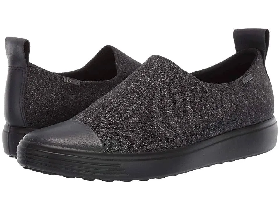 Ecco Women's Soft 7 Gore-Tex® Slip Ons- Moonless Black