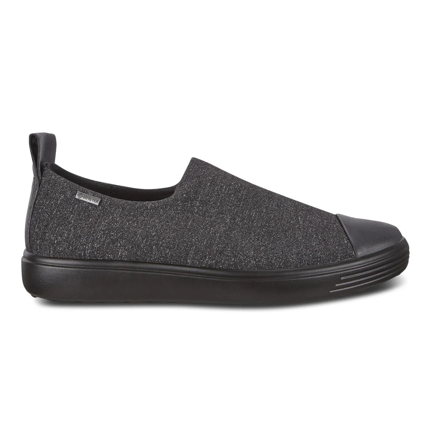 Ecco Women's Soft 7 Gore-Tex® Slip Ons- Moonless Black