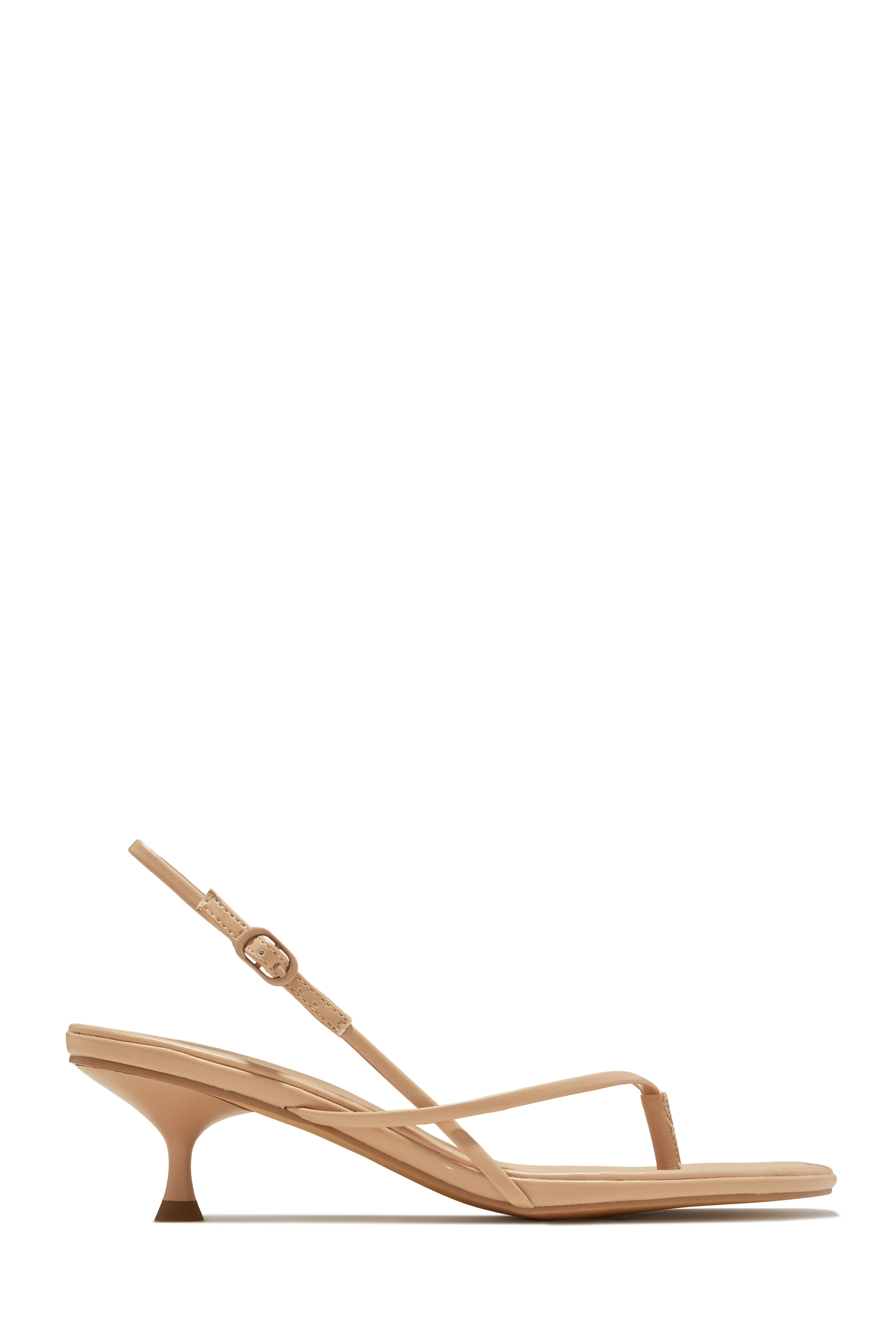 Elodie Slingback Kitten Heels - Gold