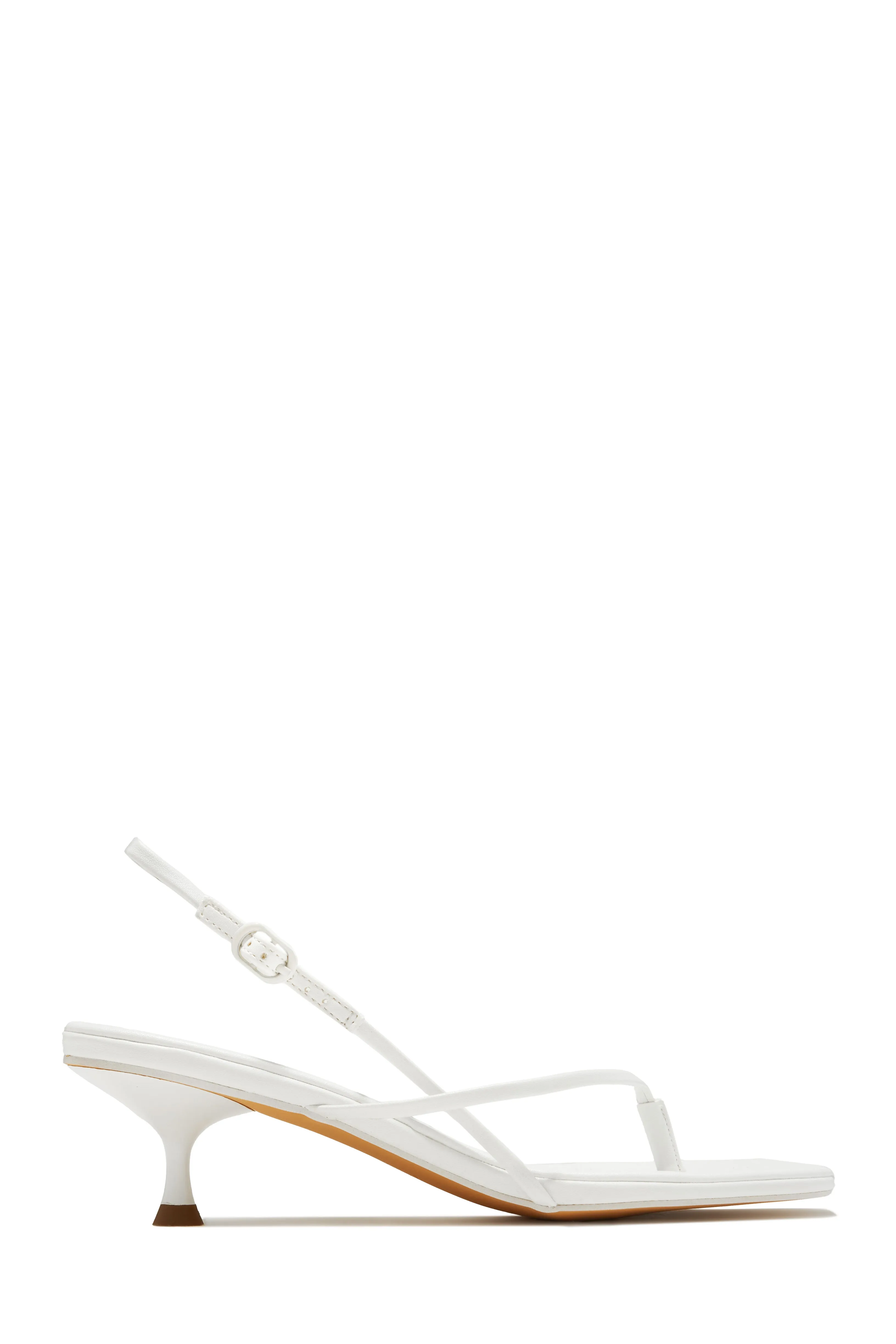 Elodie Slingback Kitten Heels - Gold