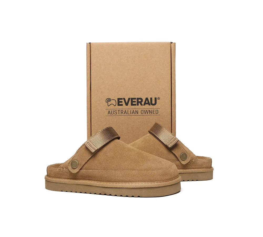 EVERAU® Adjustable Strap Slip-on Flat Sandal Slippers Sierra