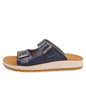 Fly Flot Slides Navy - Made in Italy