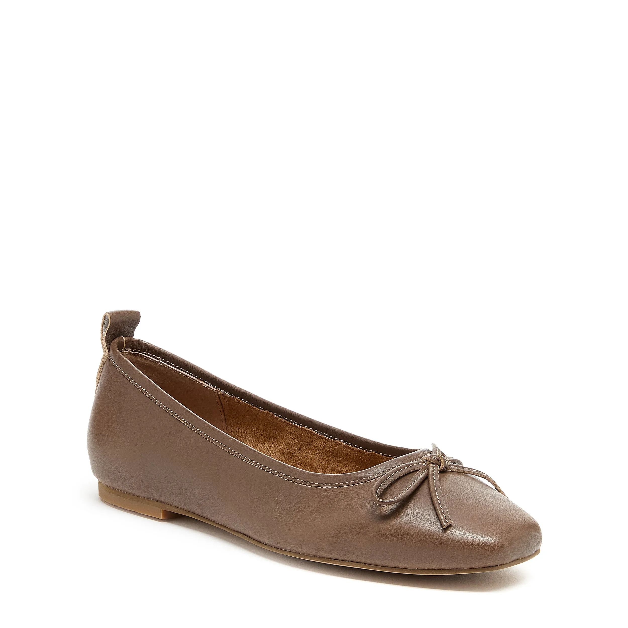 Frankie Taupe Ballet Flats