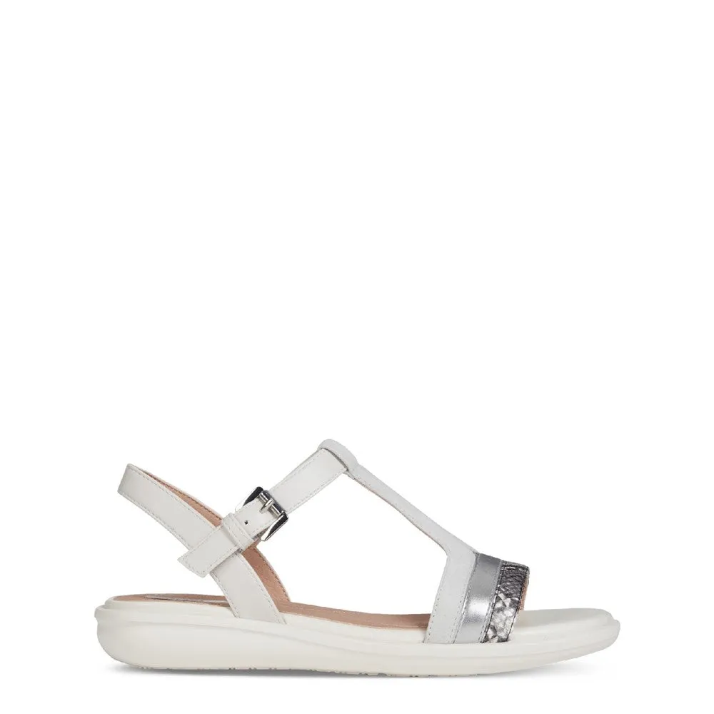 Geox D Jearl Sand B Buckle Sandal