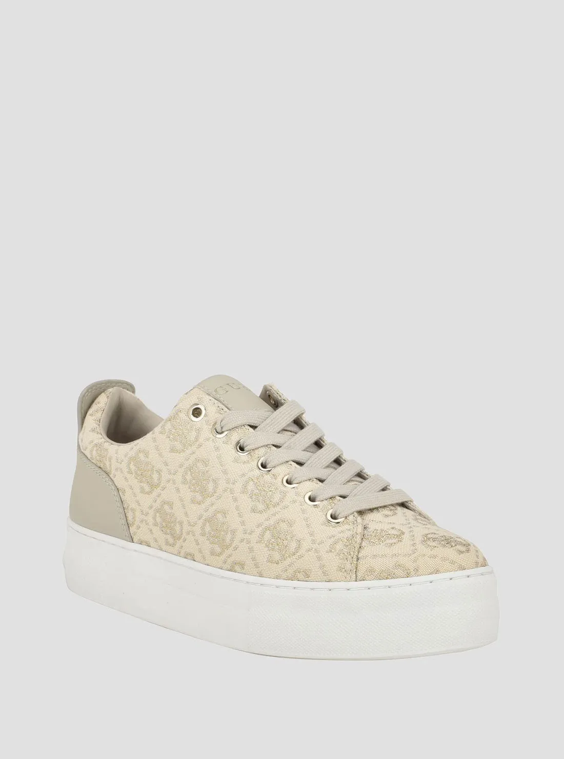 Gold Logo Giaa Low-Top Sneakers