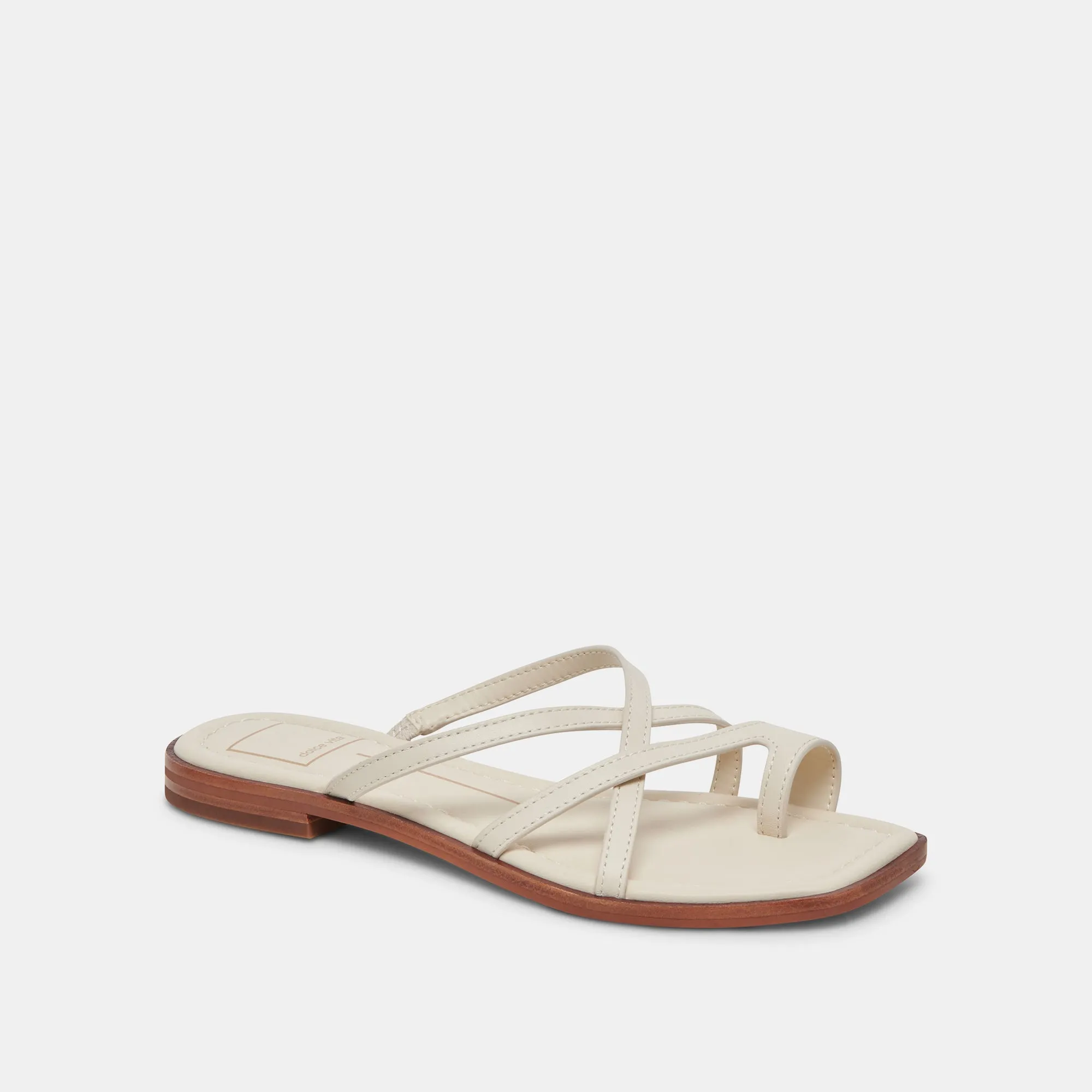 INDIGO SANDALS IVORY LEATHER