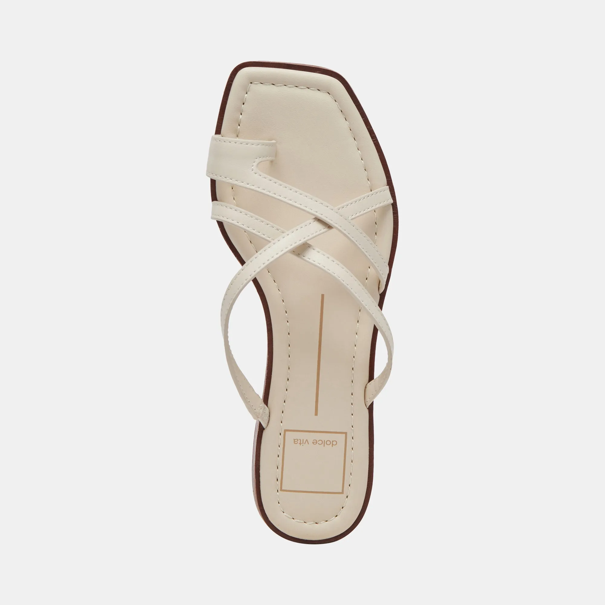 INDIGO SANDALS IVORY LEATHER