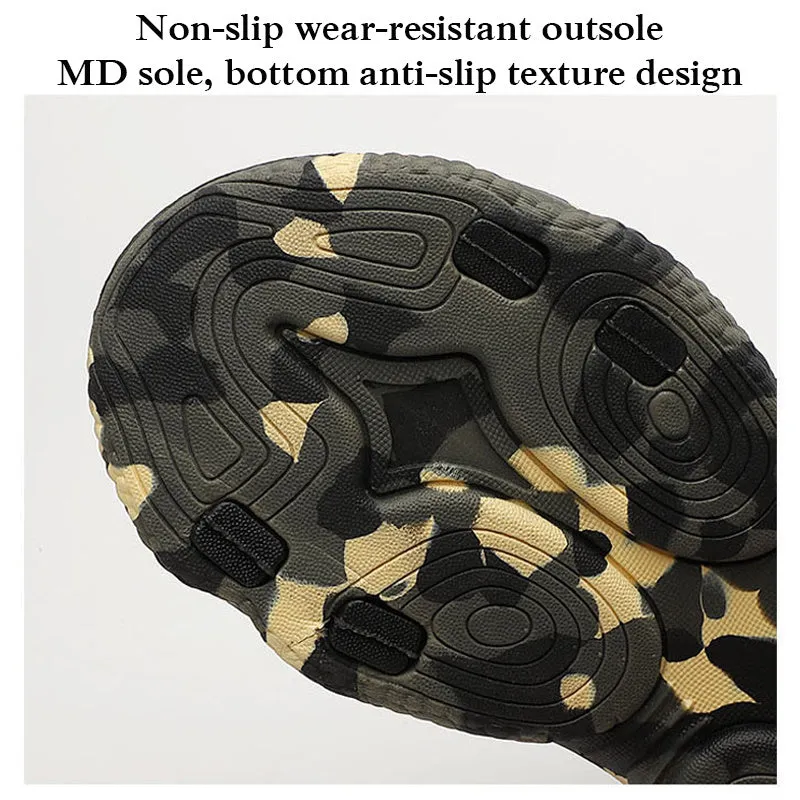 Kids Camouflage Sandals for 5-18 Yrs Boys  Summer Fashion Children's Beach Shoes