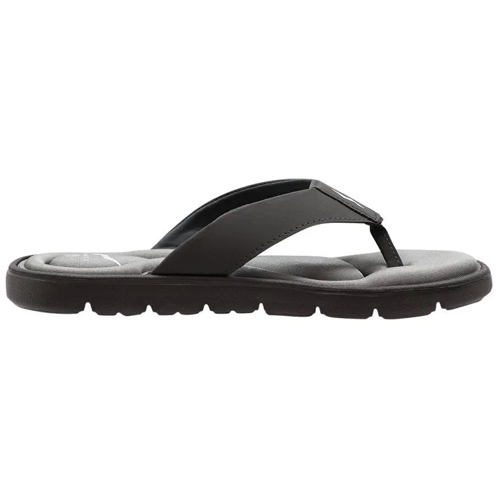 Mens Memory Foam Sandal Charcoal