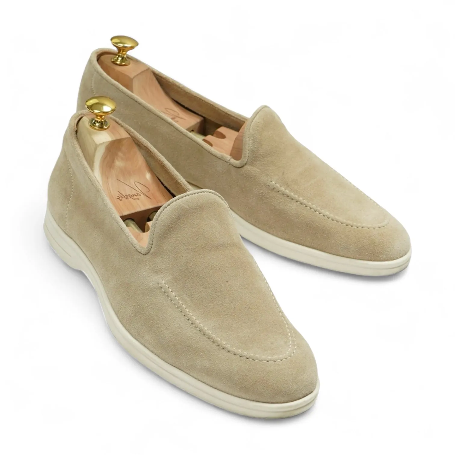 Myrqvist - Beige Unlined Loafers 45