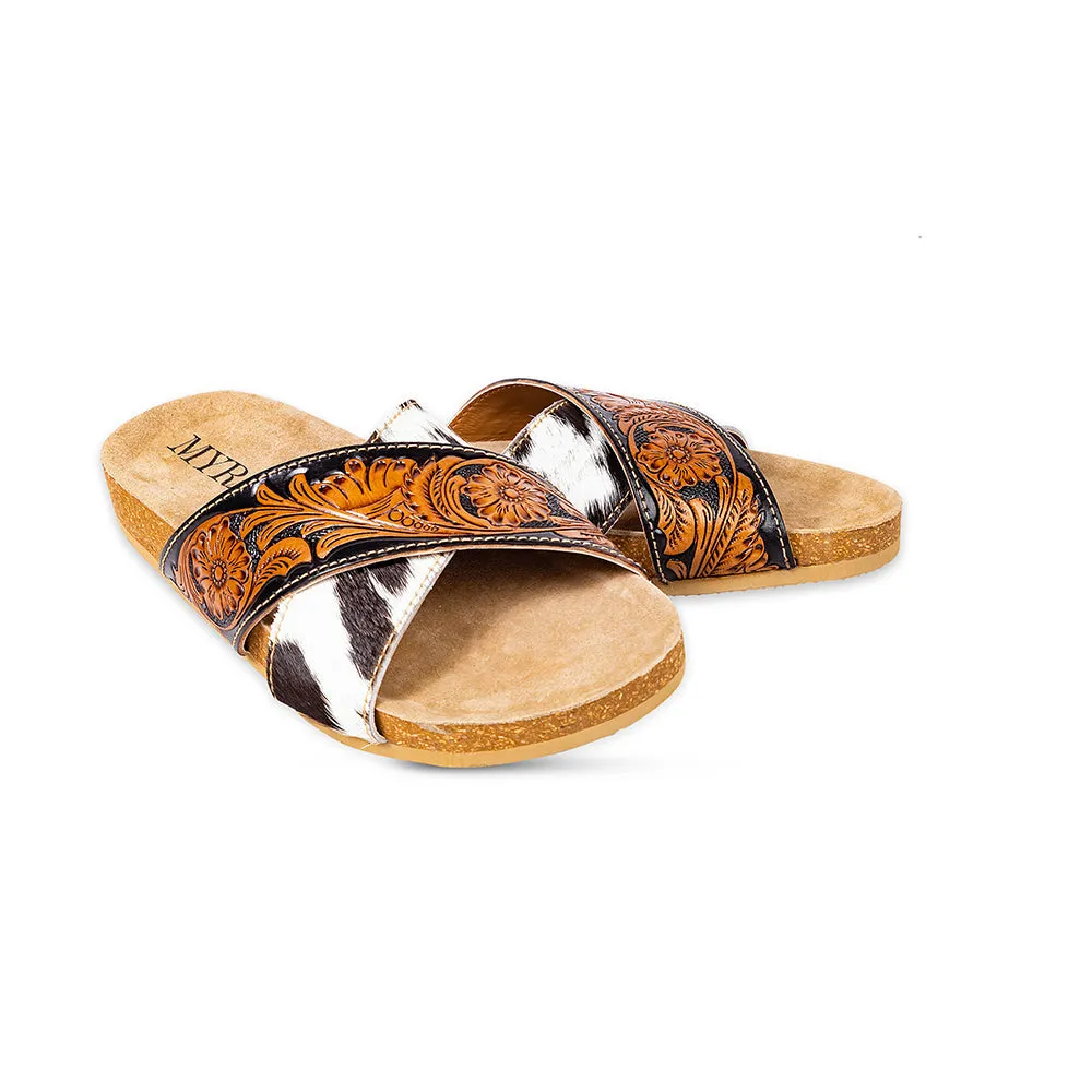 Nevada Hand-Tooled Sandals