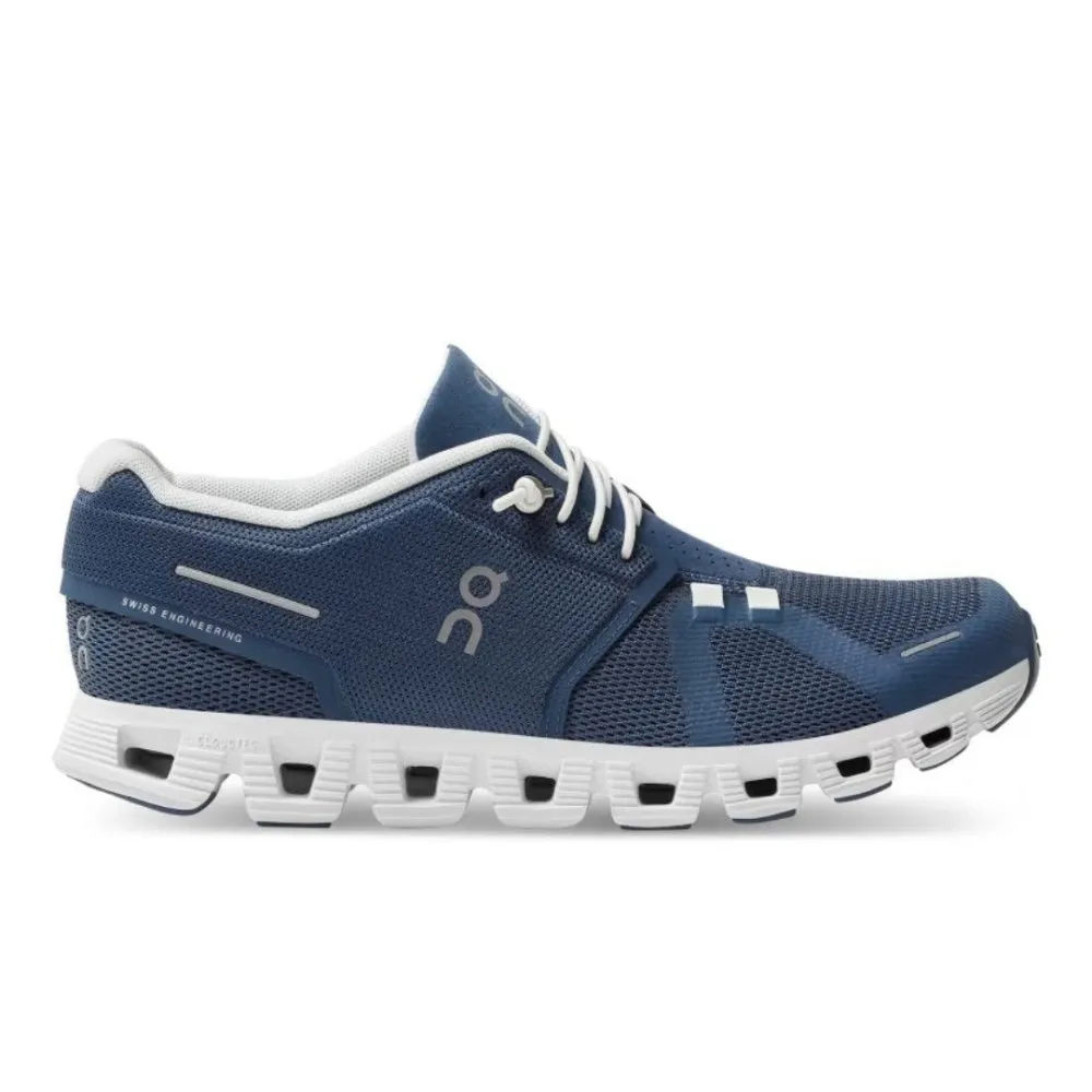 On Women's Cloud 5 - Denim/White