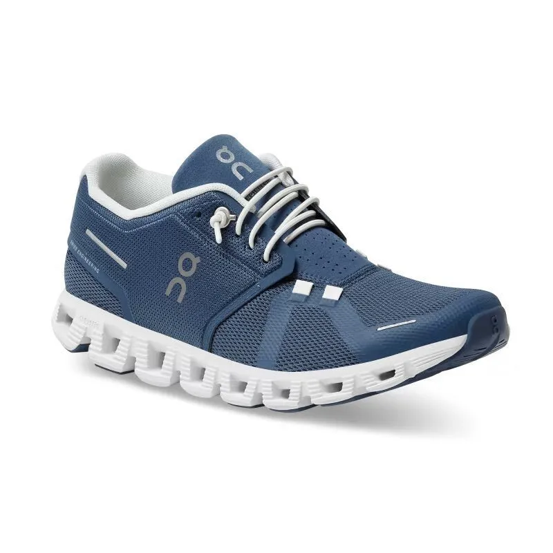 On Women's Cloud 5 - Denim/White