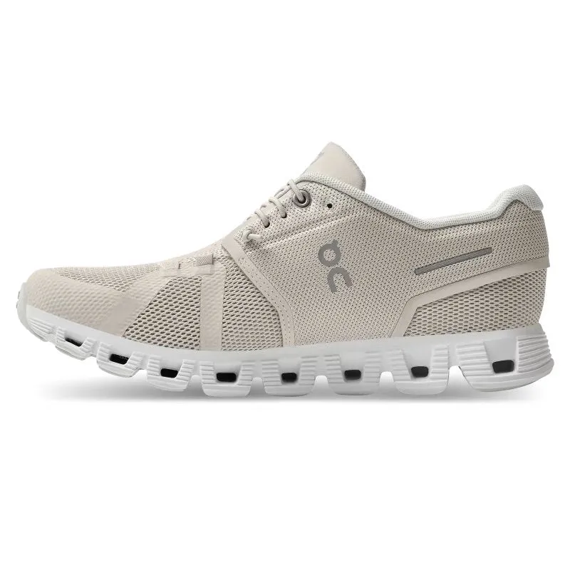 On Women's Cloud 5 - Pearl/White