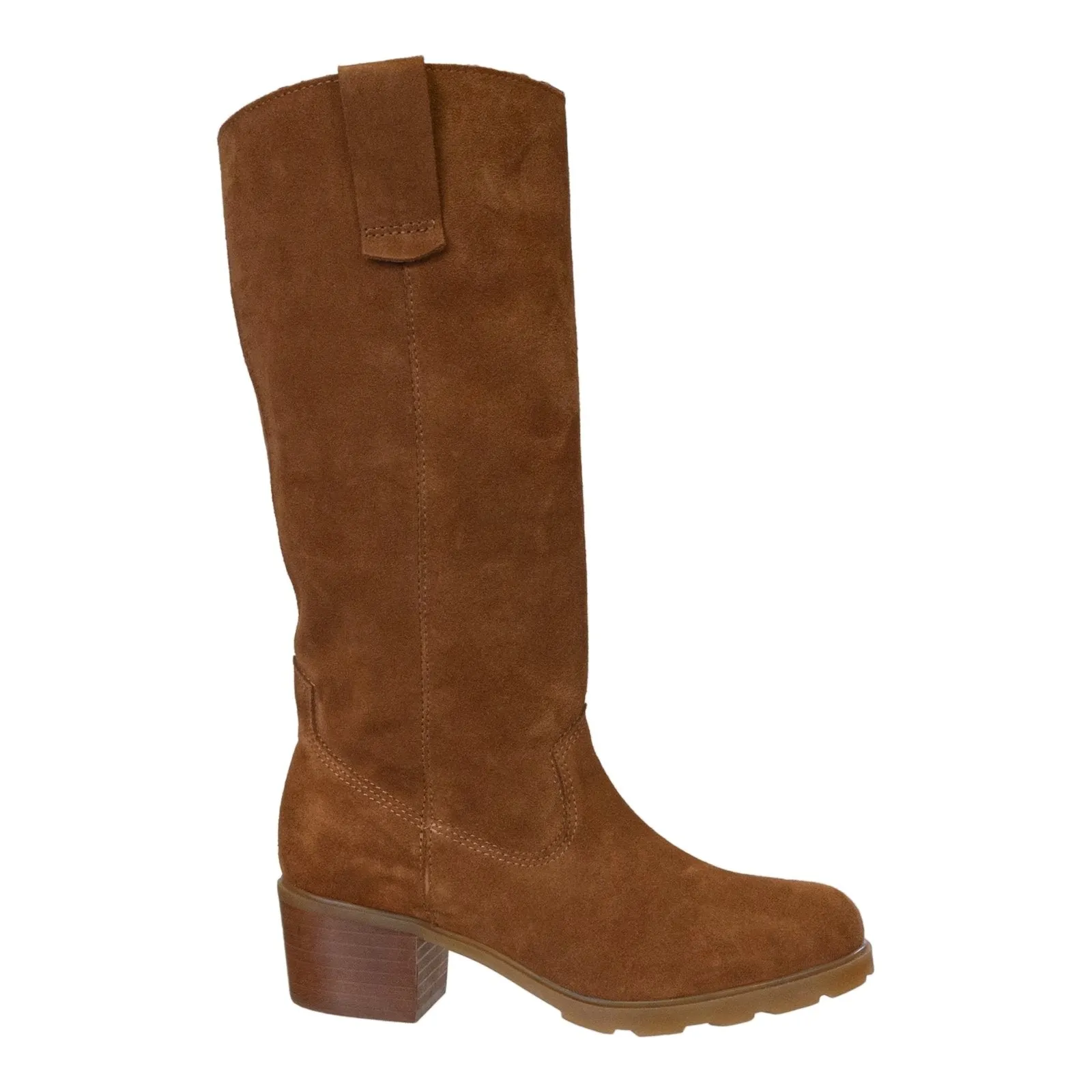 OTBT: TALLOW in CAMEL Heeled Mid Shaft Boots