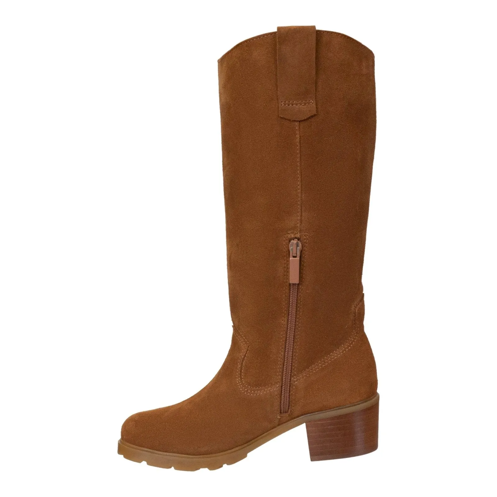 OTBT: TALLOW in CAMEL Heeled Mid Shaft Boots