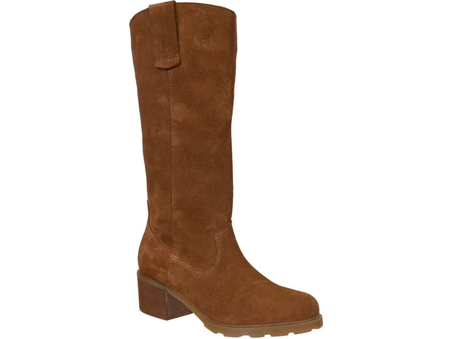 OTBT: TALLOW in CAMEL Heeled Mid Shaft Boots