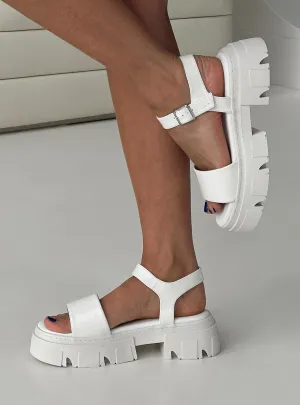 Paityn Sandals White