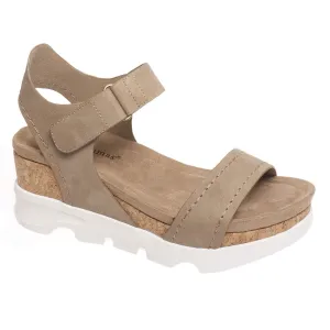 Pierre Dumas Women's Hit-1 Platform Wedge Sandal - Taupe 22668-734