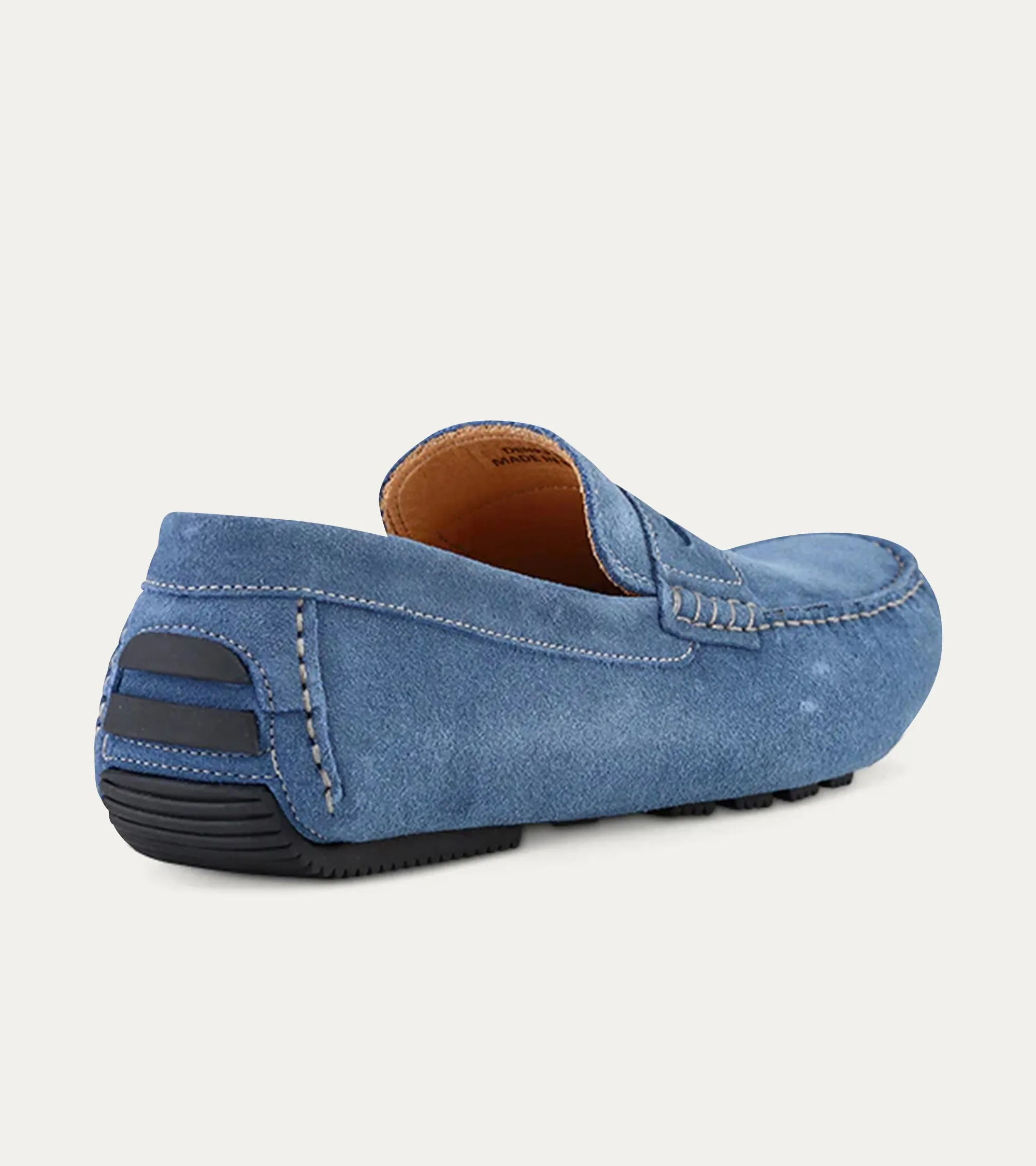 Santi Moccasin In Denim Suede