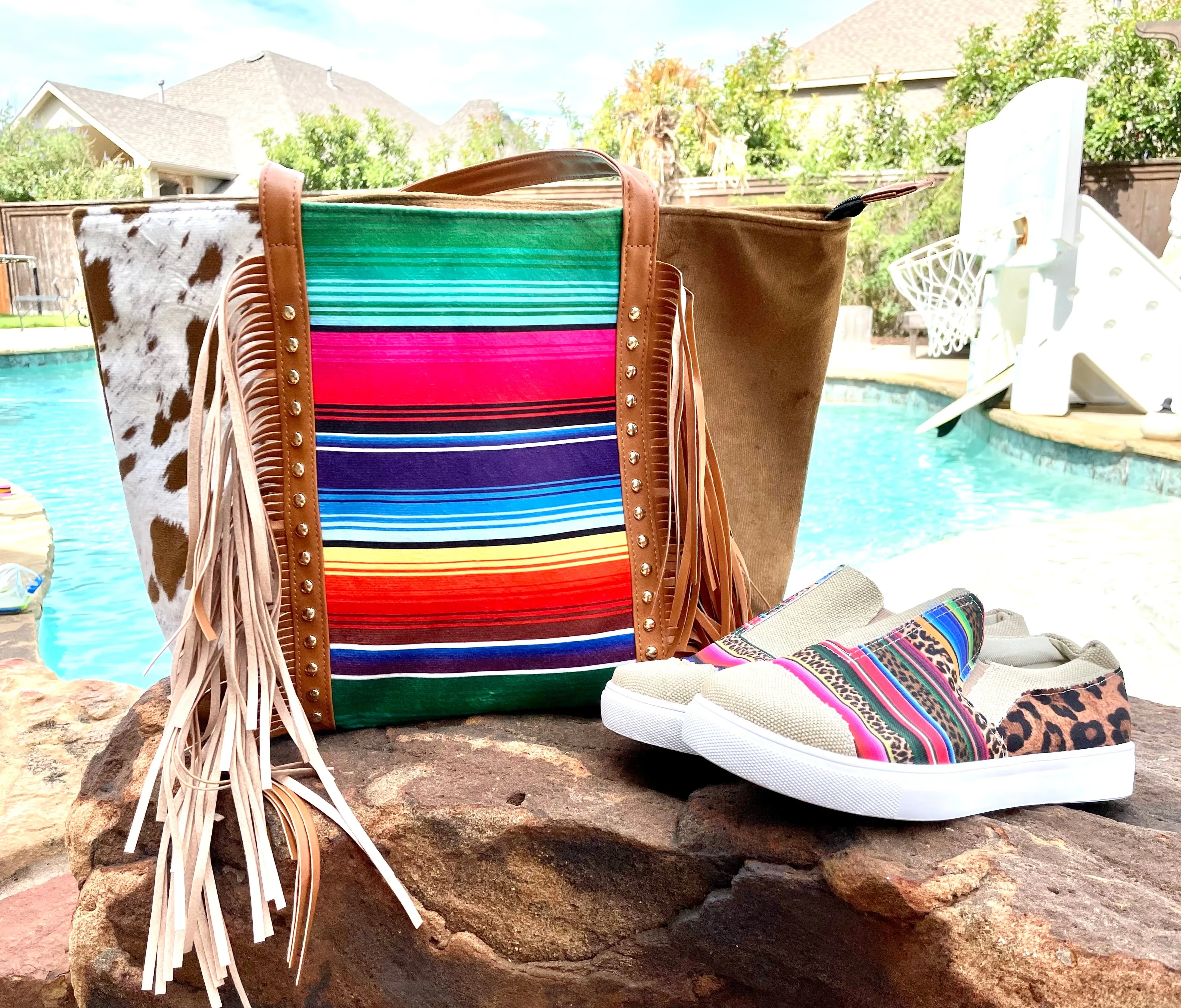 Serape Slip On Sneakers