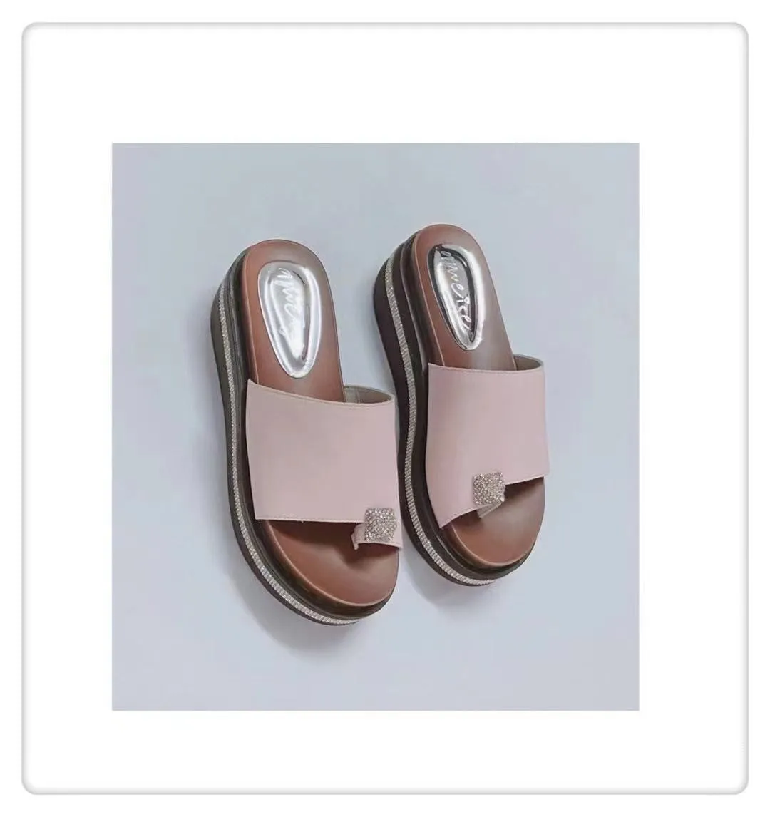 SHINE Leather slides