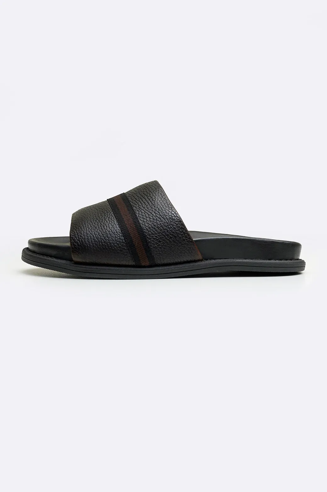 SOFT LEATHER SLIDES