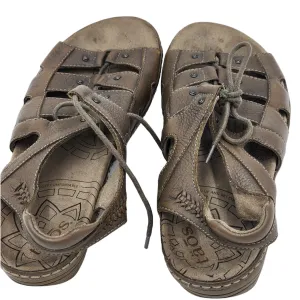 Taos Sandals Womens 9 Brown Leather Fisherman Comfort Shoes Open Toe Ghilbert