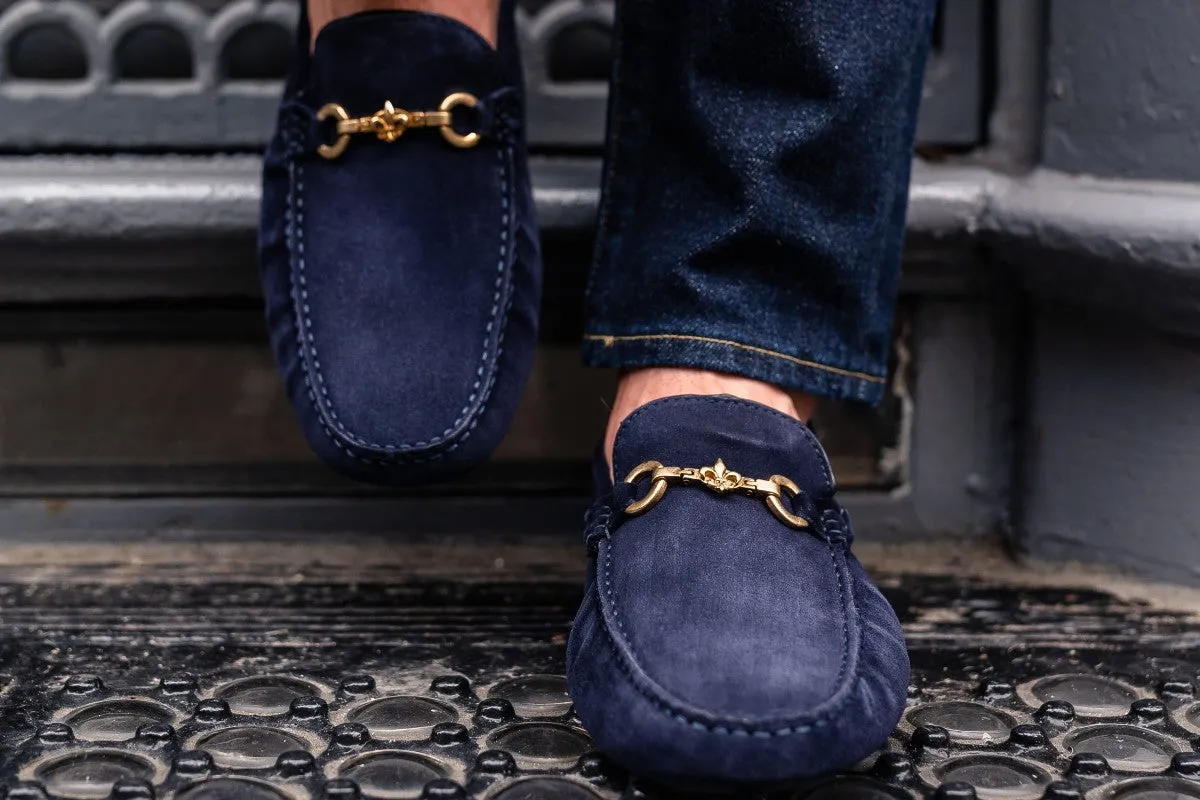 The Woods Bit Driving Loafer - Blue Suede