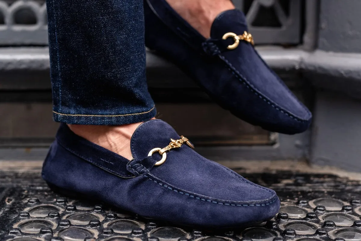 The Woods Bit Driving Loafer - Blue Suede