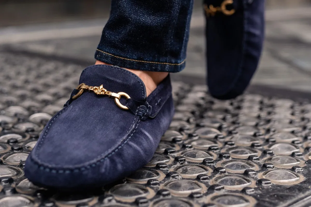 The Woods Bit Driving Loafer - Blue Suede