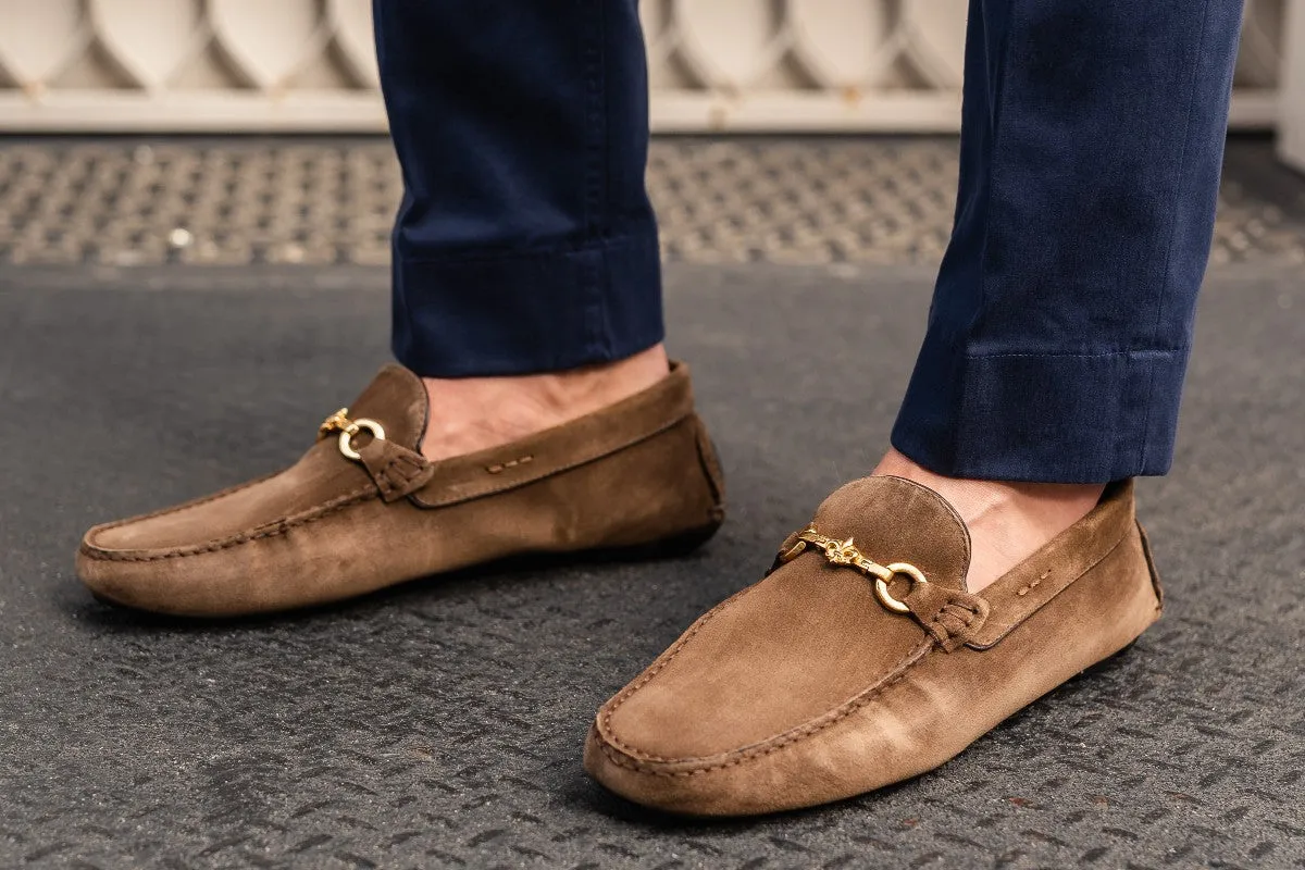 The Woods Bit Driving Loafer - Martora Suede