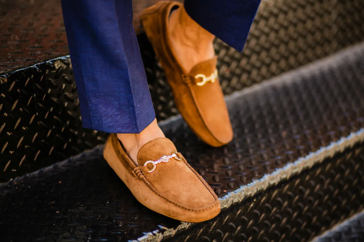 The Woods Bit Driving Loafer - Martora Suede