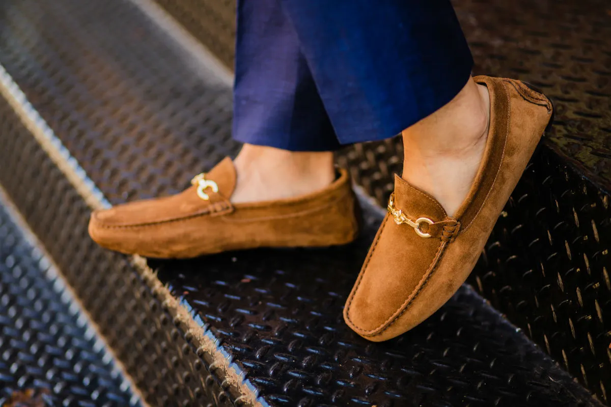 The Woods Bit Driving Loafer - Martora Suede