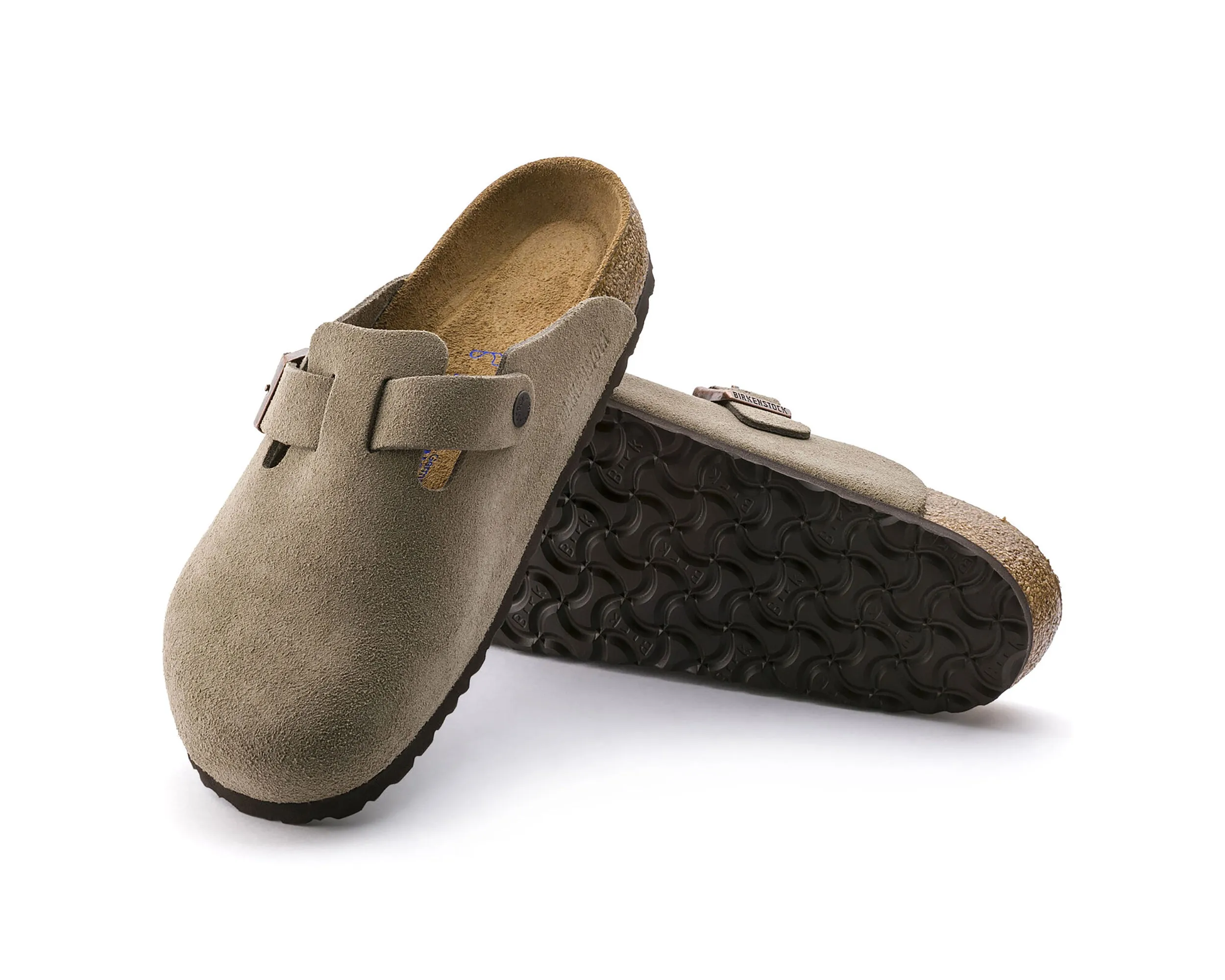 Unisex Boston Soft Footbed Suede Leather