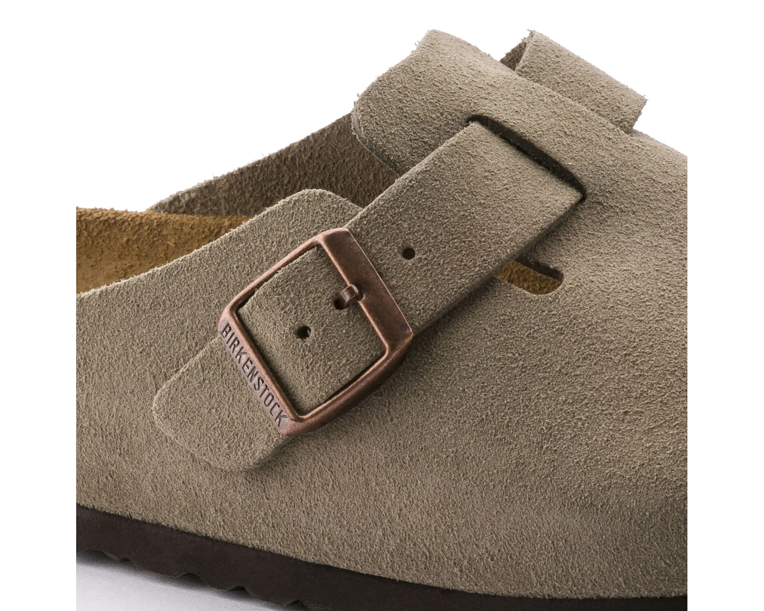 Unisex Boston Soft Footbed Suede Leather