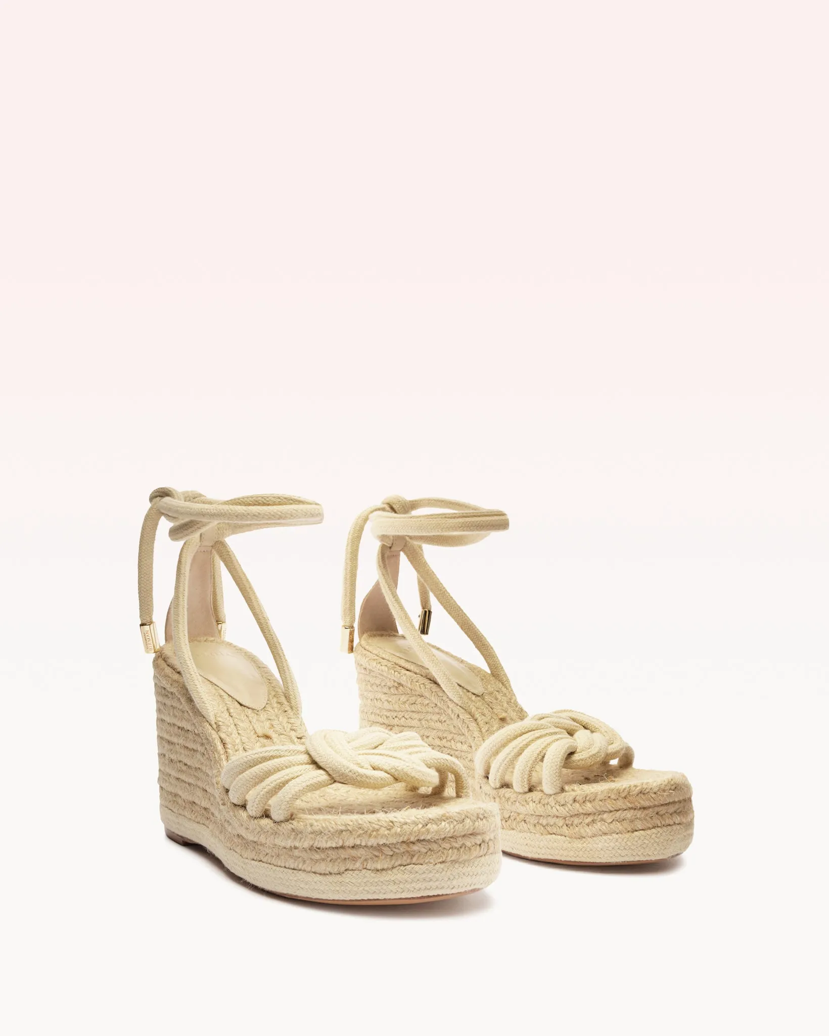 Vicky Rope Wedge 100 Dove