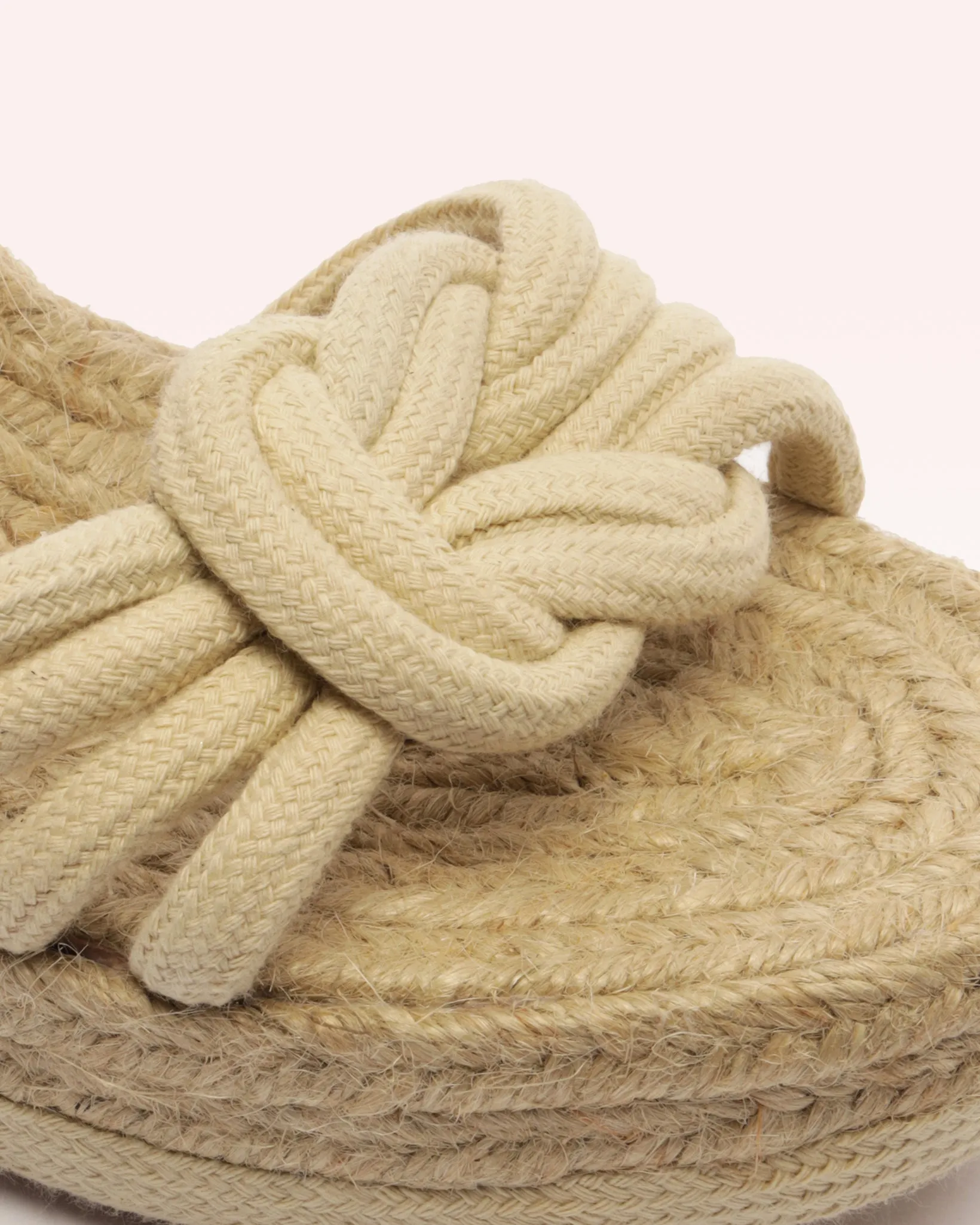 Vicky Rope Wedge 100 Dove