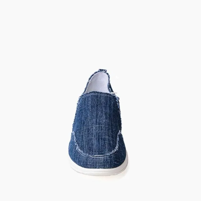 Woman's Expanse Canvas Slip on in Blue Denim