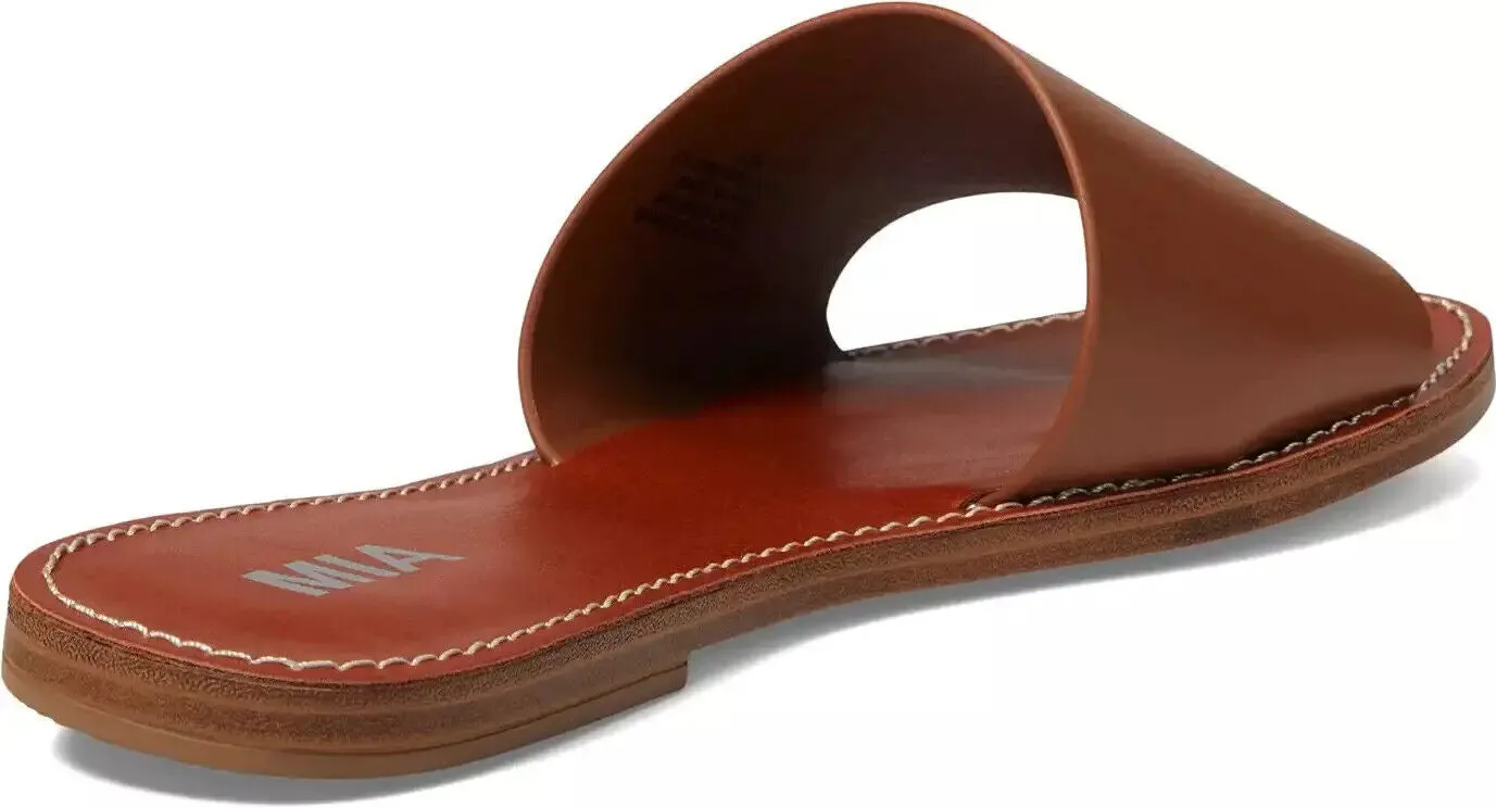 Women's Shoes MIA VALENTINA Slide Sandals GS1295216 COGNAC