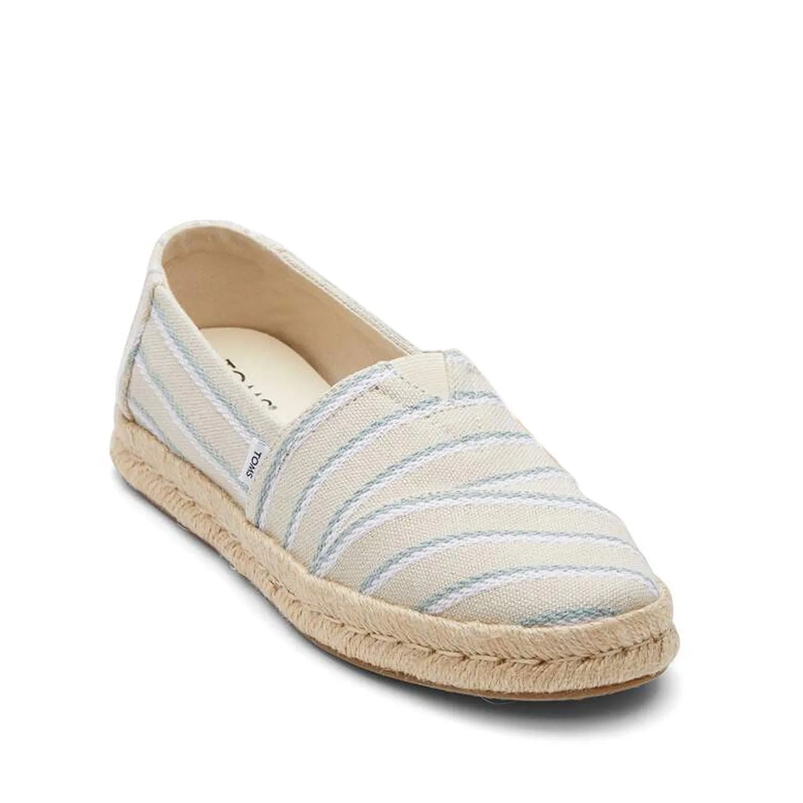 Women's Shoes TOMS ALPARGATA ROPE 2.0 Slip On Espadrilles 10020703 FOG STRIPES