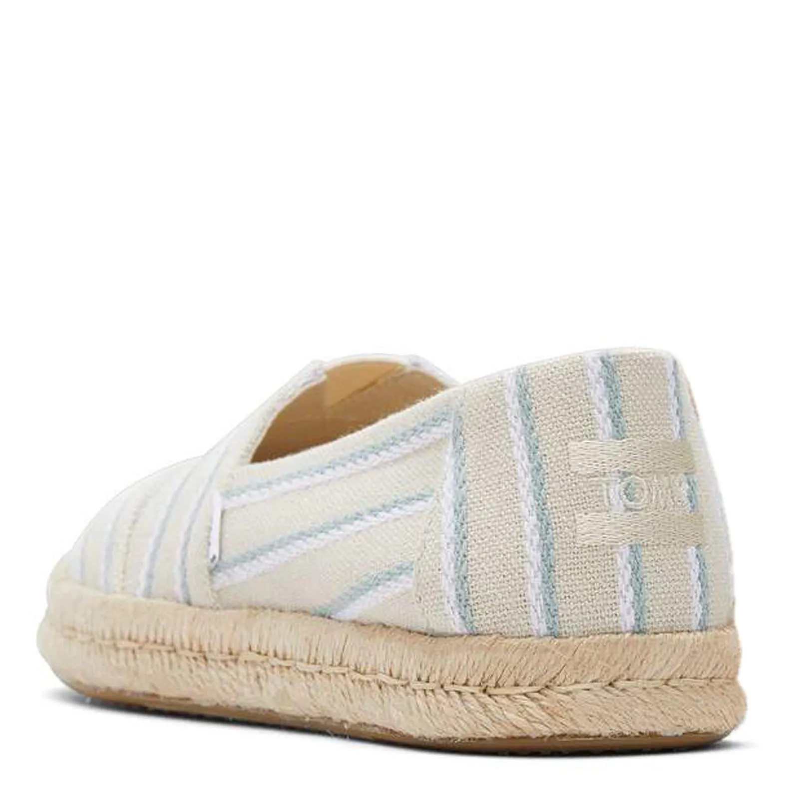 Women's Shoes TOMS ALPARGATA ROPE 2.0 Slip On Espadrilles 10020703 FOG STRIPES